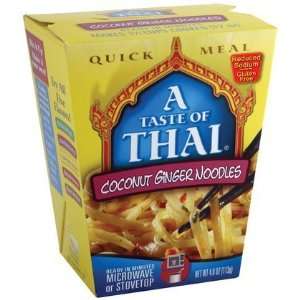 Taste of Thai Coconut Ginger Noodles Quick Meal, 4 oz Boxes, 6 pk
