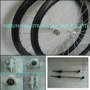  50mm tubular 3k carbon bicycle bike wheel set Sports 