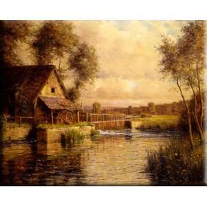Old Mill in Normandy 30x24 Streched Canvas Art by Knight, Louis Aston