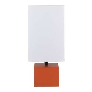   60 Watt Single Light Table Lamp with 8 Square Shade and Square Base