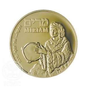    State of Israel Coins Miriam   Pure Gold Medal