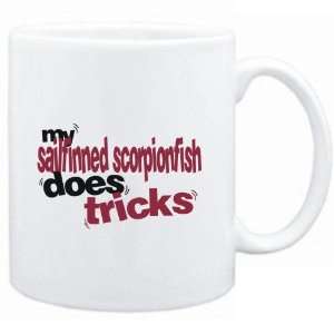  Mug White  My Sailfinned Scorpionfish does tricks 