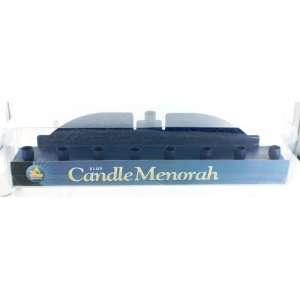  Chanukah Menorah Candle For Thin Candles   Blue