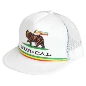    Nor Cal Adjustable Hat Rude Bear   White