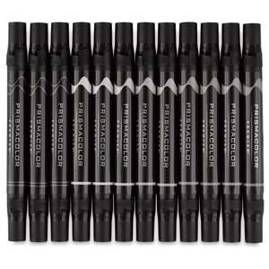   Brush Tip Marker Sets   French Grays, Set of 12 Arts, Crafts & Sewing