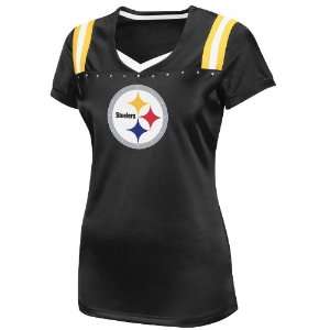 NFL Pittsburgh Steelers Draft Me III Short Sleeve V Neck Synthetic Tee 