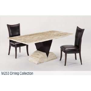  M253 Luna Marble Dining Table (Free Delivery) Armen Art 