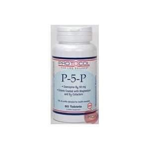  Protocol   P 5 P 50mg CoEnzyme B 6   60 Tabs Health 