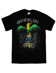 Adventure Time Finn And Jake Spooky Forest Cartoon T Shirt Tee