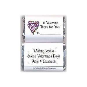 VAL104   Mini Valentines Day Sweet Treat Candy Wrappers  