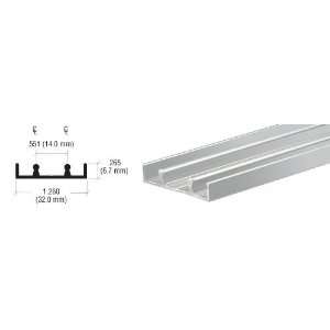  CRL Brite Anodized Aluminum Lower Track Extrusion by CR 