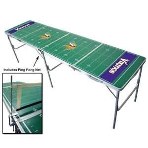  Minnesota Vikings NFL Tailgate Table With Net (2x8 
