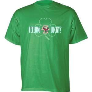   College Eagles Kelly Green Feeling Lucky T Shirt