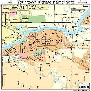 Street & Road Map of Fox River Grove, Illinois IL 