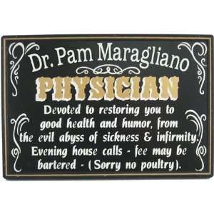  Personalized Physician Small Sign