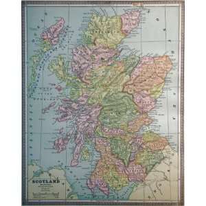  Peoples map of Scotland (1886)