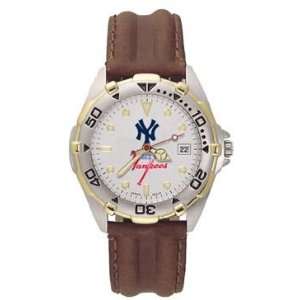   Yankees Mens MLB All Star Watch (Leather Band)