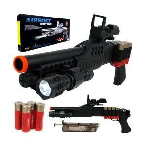  AIRSOFT M180A2 Pump Action Shot Gun w/ Scope and Light 