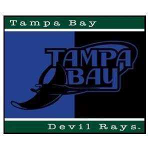  Tampa Bay Devil Rays All Star Fleece Blanket/Throw Sports 