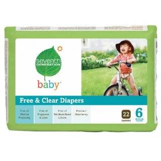   Generation Free and Clear Baby Diapers, Stage 6, 22 Count (Pack of 4