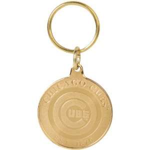 MLB Chicago Cubs Wrigley Field Bronze Coin Keychain 