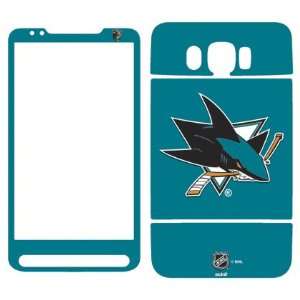  San Jose Sharks Solid Background skin for HTC HD2 