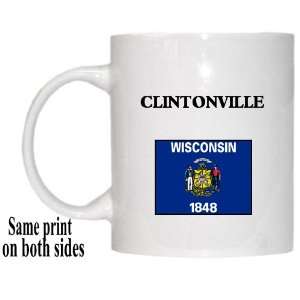  US State Flag   CLINTONVILLE, Wisconsin (WI) Mug 