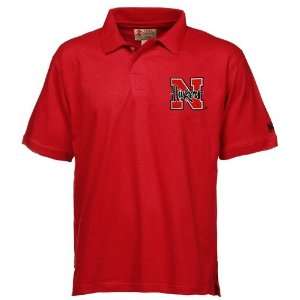  Izod Nebraska Cornhuskers Scarlet Comfort Jersey Polo 