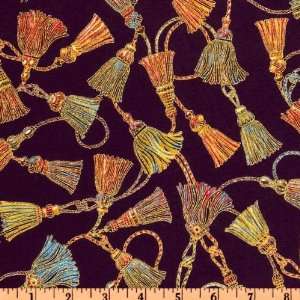  44 Wide Passage To India Tassels Jewel Fabric By The 
