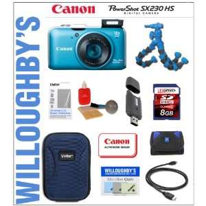  Canon PowerShot SX230 HS 12.1 MP Digital Camera with 14x 