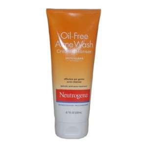  Oil Free Acne Wash Cream Cleanser by Neutrogena for Unisex 