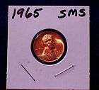1965 SMS LINCOLN PENNY B/U FROM THE SPECIAL MINT SETS