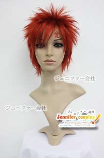 Naruto Shippuuden Gaara cosplay wig 1111 costume  