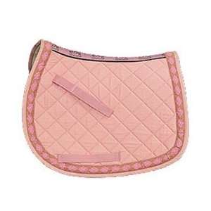  NEW Equine Couture Ribbon Pony Saddle Pad Pink