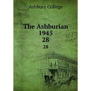  The Ashburian 1945. 28 Ashbury College Books