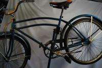 Vintage Manton and Smith balloon tire bicycle bike skiptooth blue Bike 