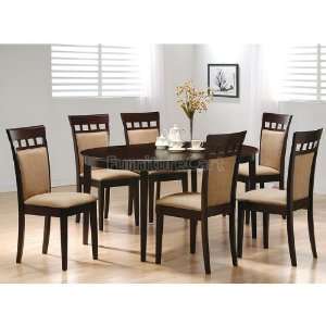 Coaster Furniture Mix and Match Oval Dining Room Set with Upholstered 