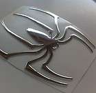 3D Spider Spiderman Emblem Decal Grille Hood Glass Mits