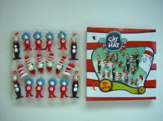   THE HAT DR SEUSS CHRISTMAS TREE ORNAMENTS THING ONE THING TWO  