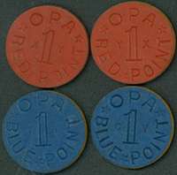 WW II Ration Books, stamps OPA tokens in leather pouch  