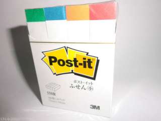 3M Post it Notes 550R (4 Colors Page Marker)  