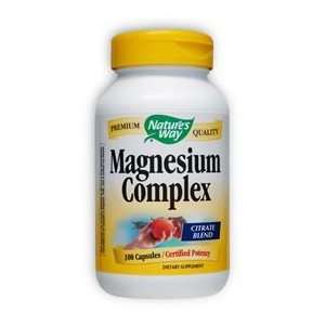  Magnesium Citrate Complex 100 Capsules   Natures Way 