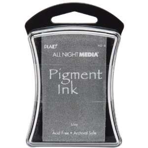  Plaid All Night Media Metallic Pigment Inkpad, Silver 