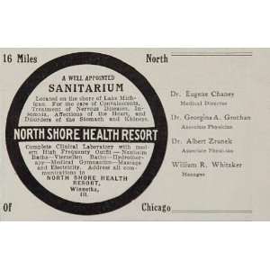  1926 Ad North Shore Health Resort Sanitarium Winnetka 