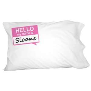  Sloane Hello My Name Is Novelty Bedding Pillowcase Pillow 