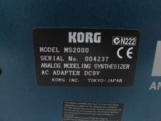 Korg MS2000 Analog Modeling Synthesizer  