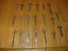 20 Antique Key Blanks