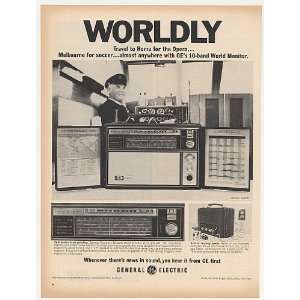   1968 GE General Electric World Monitor Radio Print Ad