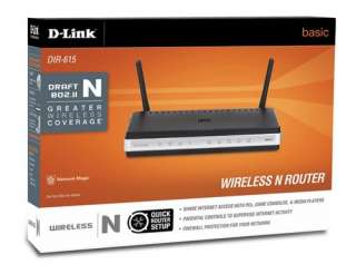 Link DIR 615 Wireless N Router, 4 Port 790069309120  