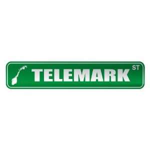   TELEMARK ST  STREET SIGN CITY NORWAY